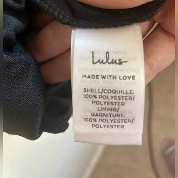 Lulus Rue Black Mesh Floral Embroidered Sequin Bodycon Mini Dress Size XS - Picture 9 of 10